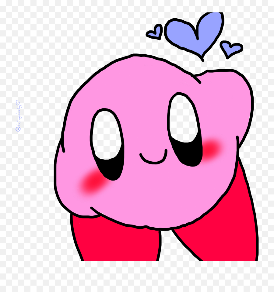 Hi Clipart Animation Transparent Free For Animated Emoji - Animated Gif Kirby Hi,Hi 5 Emoji