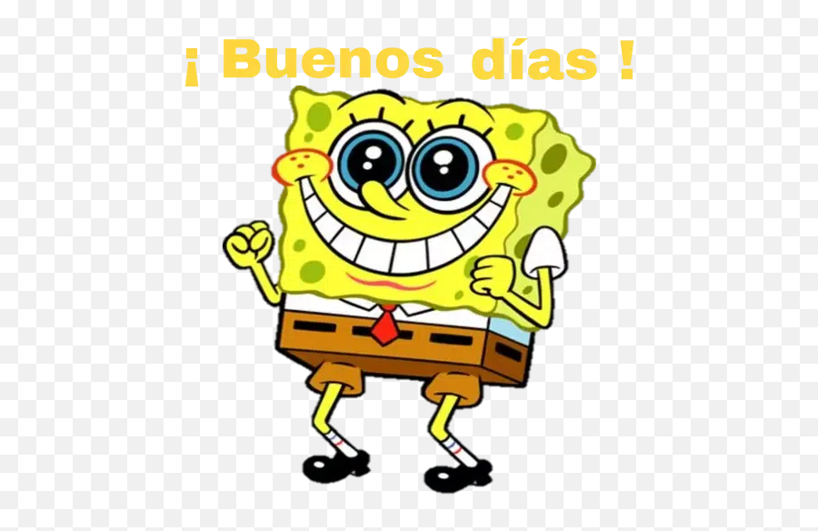 Buenos Días Pegofe Sticker Pack - Stickers Cloud Sticker Spongebob Emoji,Imagenes De Emojis Amor