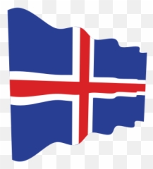 Waving Flag Of Iceland - Vertical Emoji,Iceland Flag Emoji
