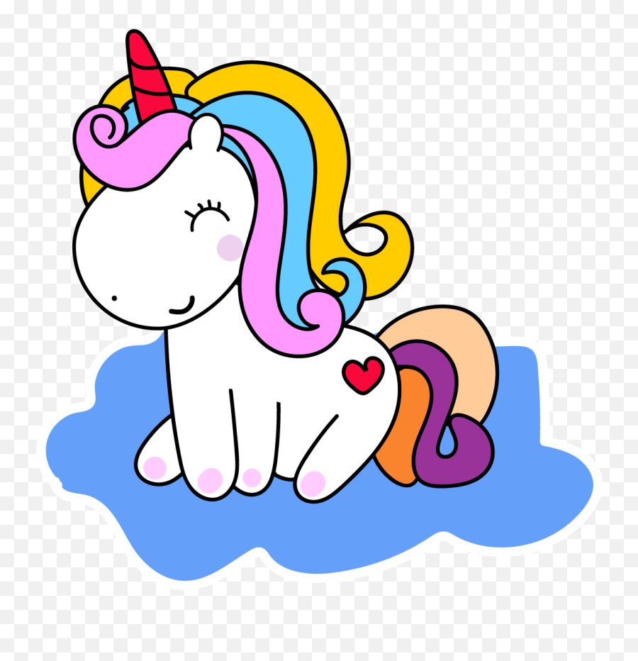 Cute Unicorn Ilustration Graphic - Fictional Character Emoji,Unicorn Emoticon Fb