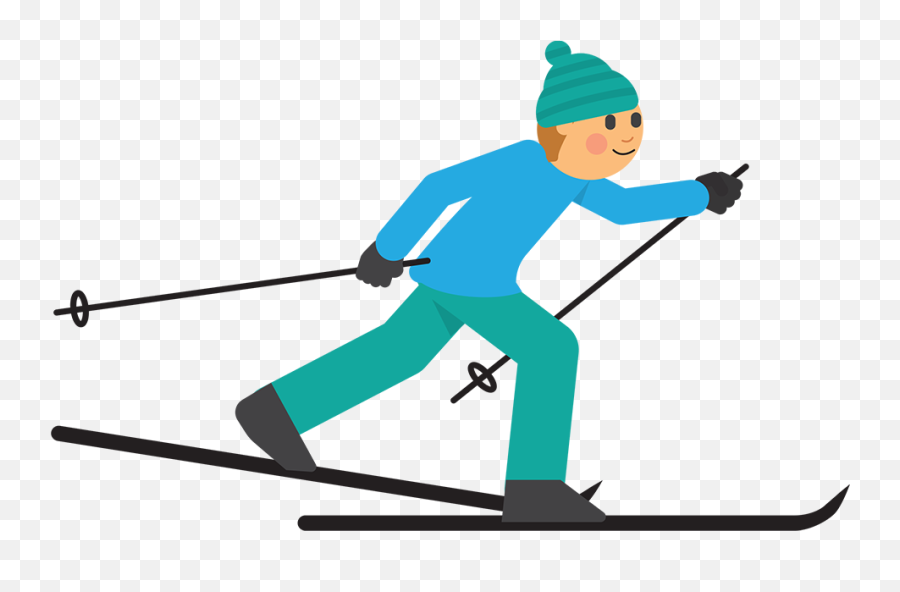 Cross - Country Skiing Thisisfinland Cartoon Cross Country Skier Emoji,Green Emojis
