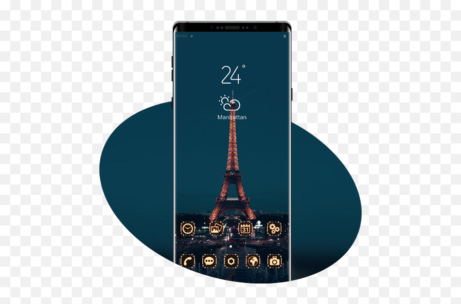 Eiffel Tower Night Lighting Theme - Eiffel Tower Emoji,Plaisir Vs Emotion Eiffel Tower