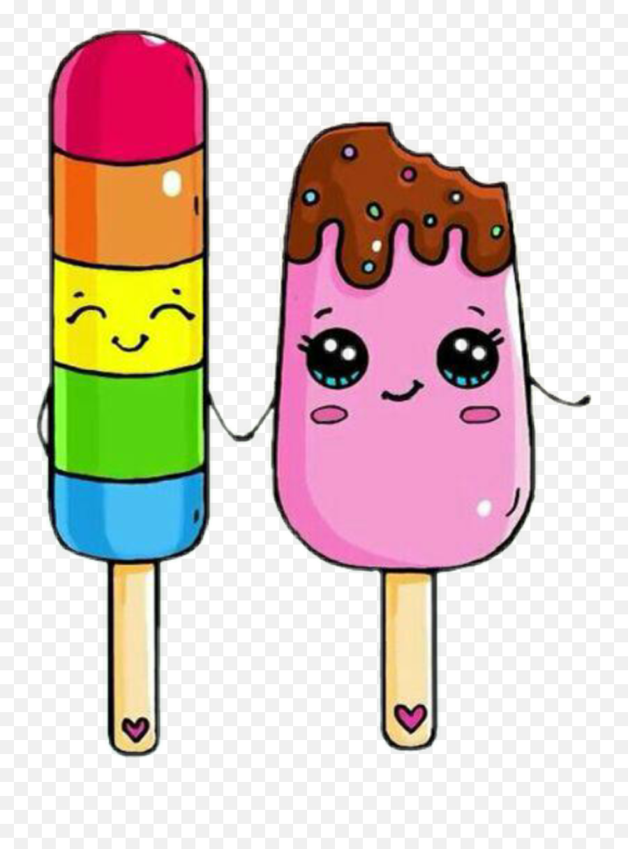 Icecream Sticker Clipart - Dolci Disegni Kawaii Emoji,Ice Cream Emoticon Japanese