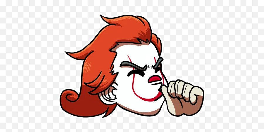 Pennywise The Dancing Clown Whatsapp Stickers - Stickers Cloud Emoji,Pennywise Emoticon