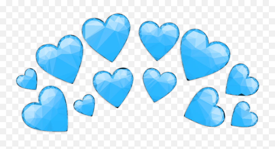 Blue Poligon Sticker By Alteregoss Emoji,New Love Emojis