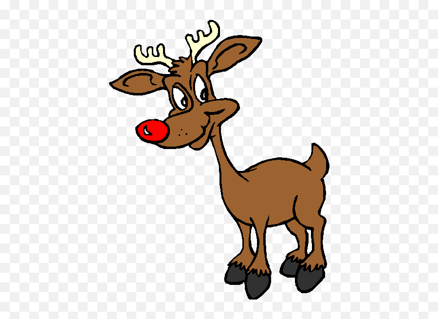 Top Red Nosed Reindeer Stickers For Android U0026 Ios Gfycat - We Wish You A Merry Christmas Full Lyrics Emoji,Reindeer Emoji