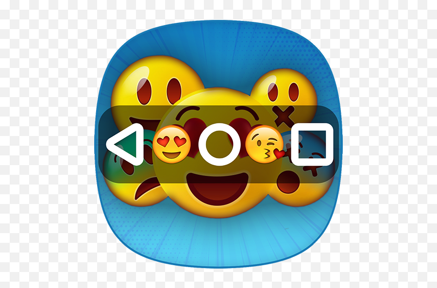Emoji Color Navigation Bar - Happy,10000 Emoji
