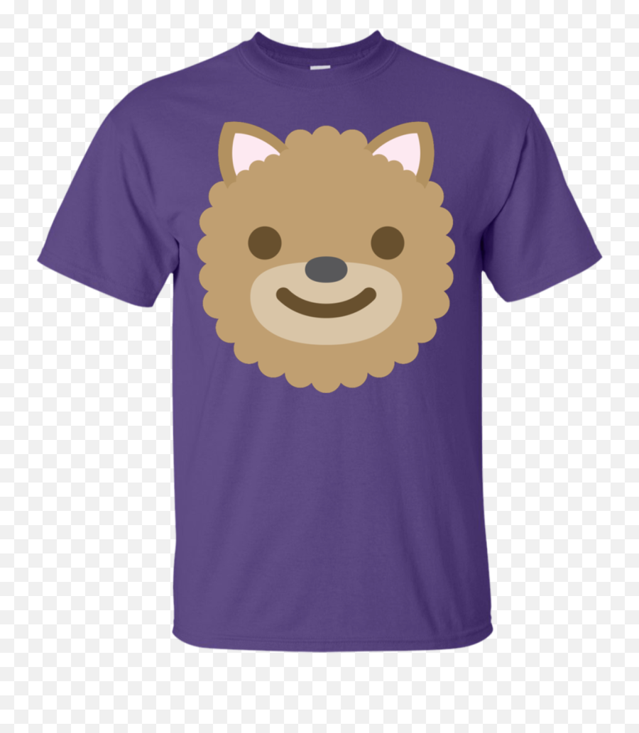 Dog Emoji Happy Smile Face T - Shirt Kabanzas,Pleased Smile Emoji