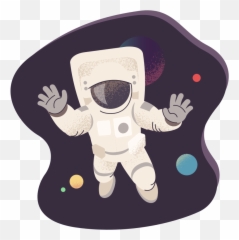Astronaut In Space Illustration In Png Svg Emoji,Floating Businessman Emoji