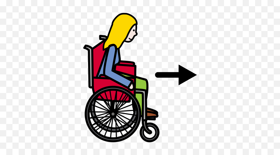 Go In A Wheelchair In Arasaac Global Symbols Emoji,Wheel Chair Emoji