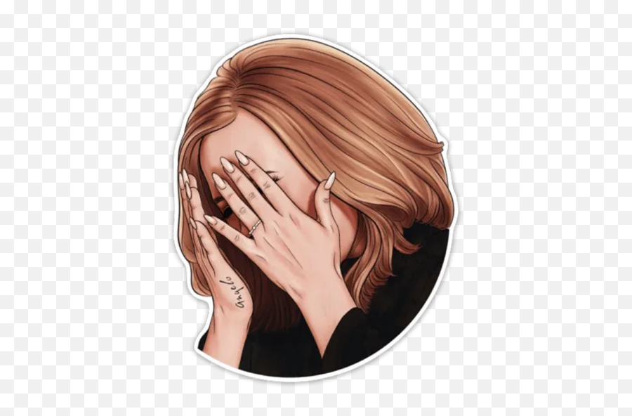 Adele Emojis By Na - Sticker Maker For Whatsapp,Nails Emoji Meme