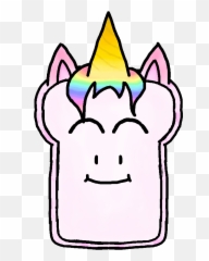 Unicorn Toast Rainbow Unicorntoast - Happy Emoji,Draw So Cute Unicorn Emoji