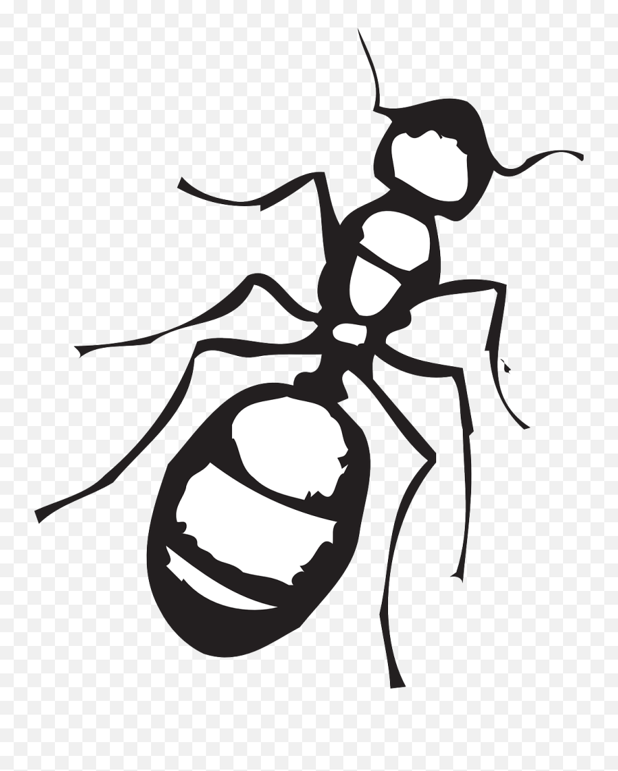 Ant Svg Printable Coloring4free - Ant Clipart Black White Emoji,Sleep Ant Ladybug Ant Emoji