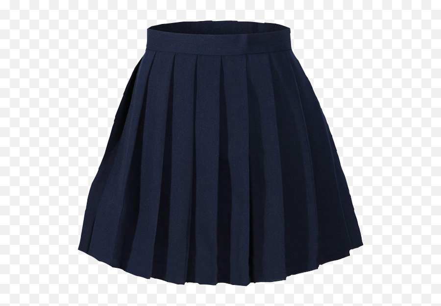 Skirt Kawaii Tennisskirt Navyblue - Solid Emoji,Emoji Tennis Skirt