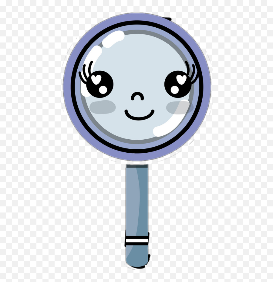 Magnifying Glass Sticker Challenge On Picsart - Magnifying Glass Vector Cute Emoji,Magnifying Glass Emoticon