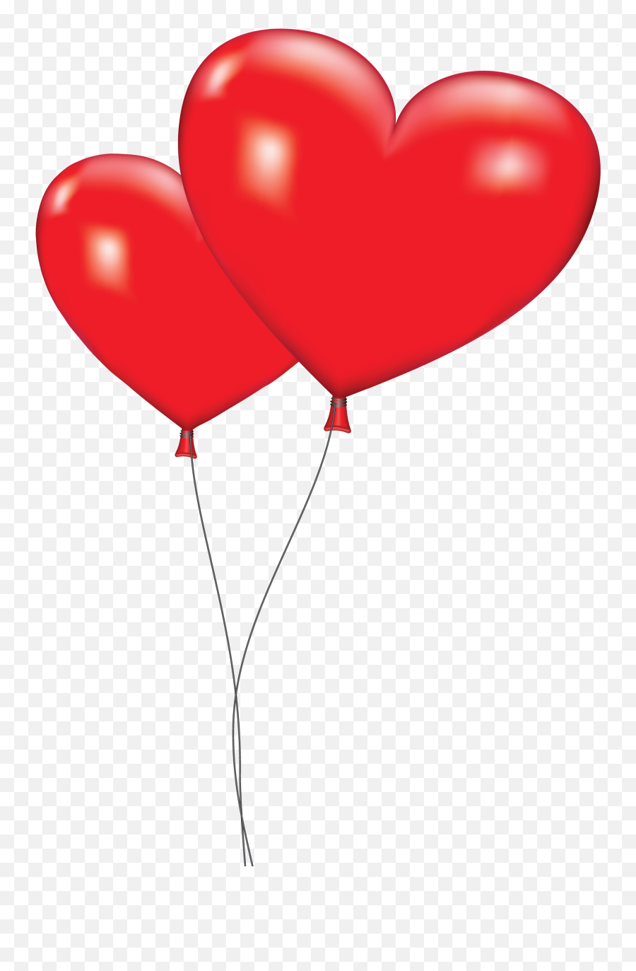 Download Vector Freeuse Orange Balloon Large Red Balloons - Heart Balloons Clipart Emoji,Balloon Emoji