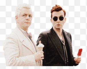 Goodomens Aziraphale Crowley Angel Sticker By Chiara - Gentleman Emoji,David Tennant Emoji