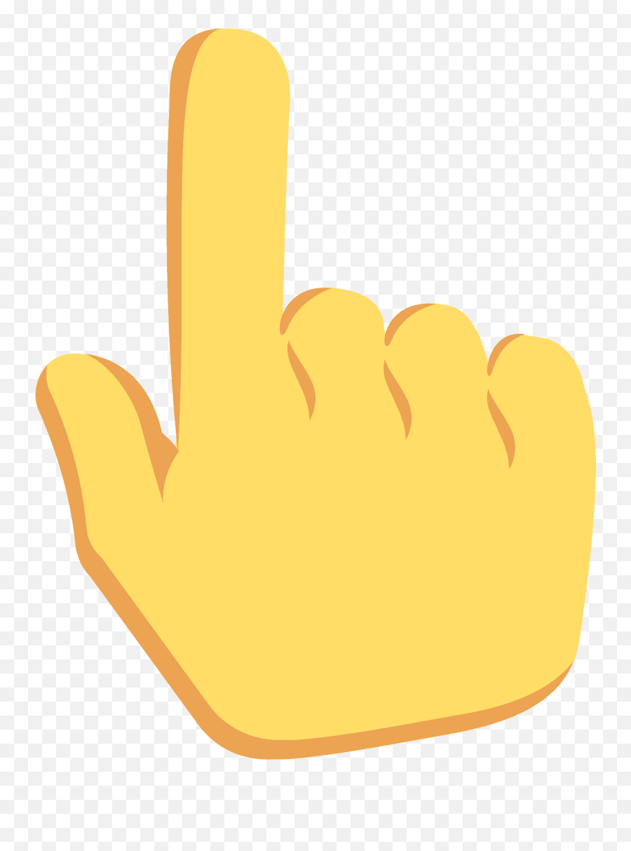 Fileemojione 1f446svg - Wikimedia Commons Sign Language Emoji,Emoticon Baba