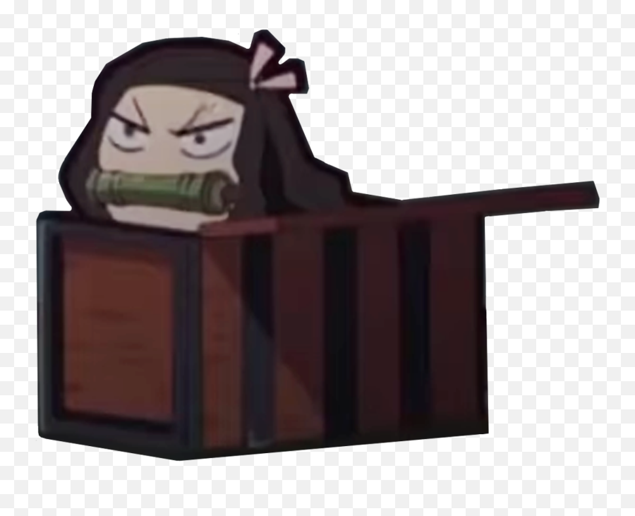 Angryboxnezuko - Angry Nezuko In A Box Emoji,Rage Emoji