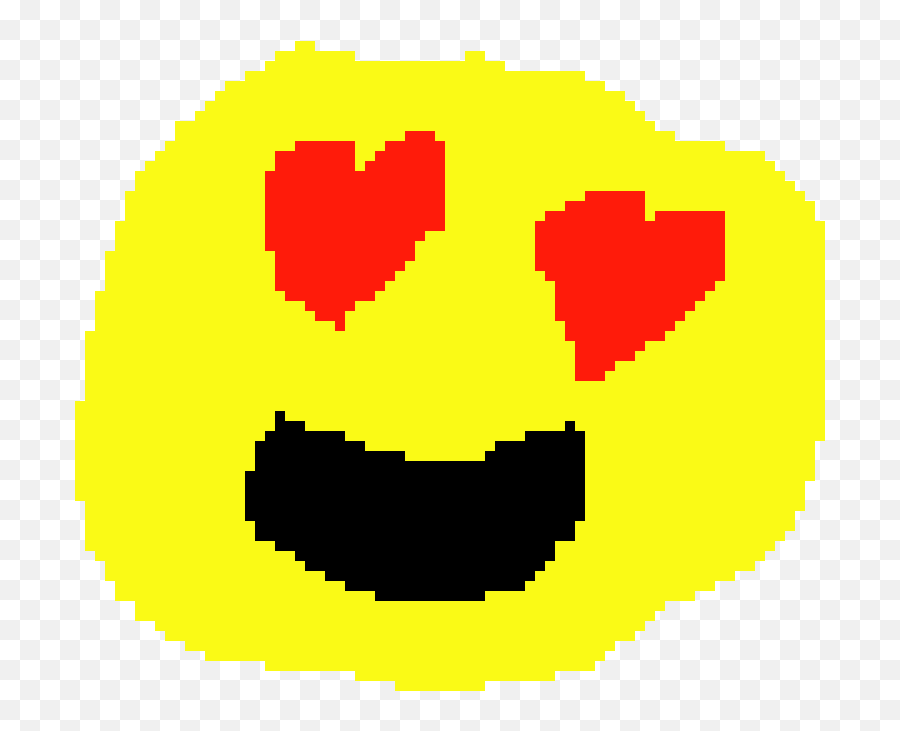 Heart Eyes Emoji Pixel Art Maker - Heart Eyes Emoji Discord,Eyes Emoji