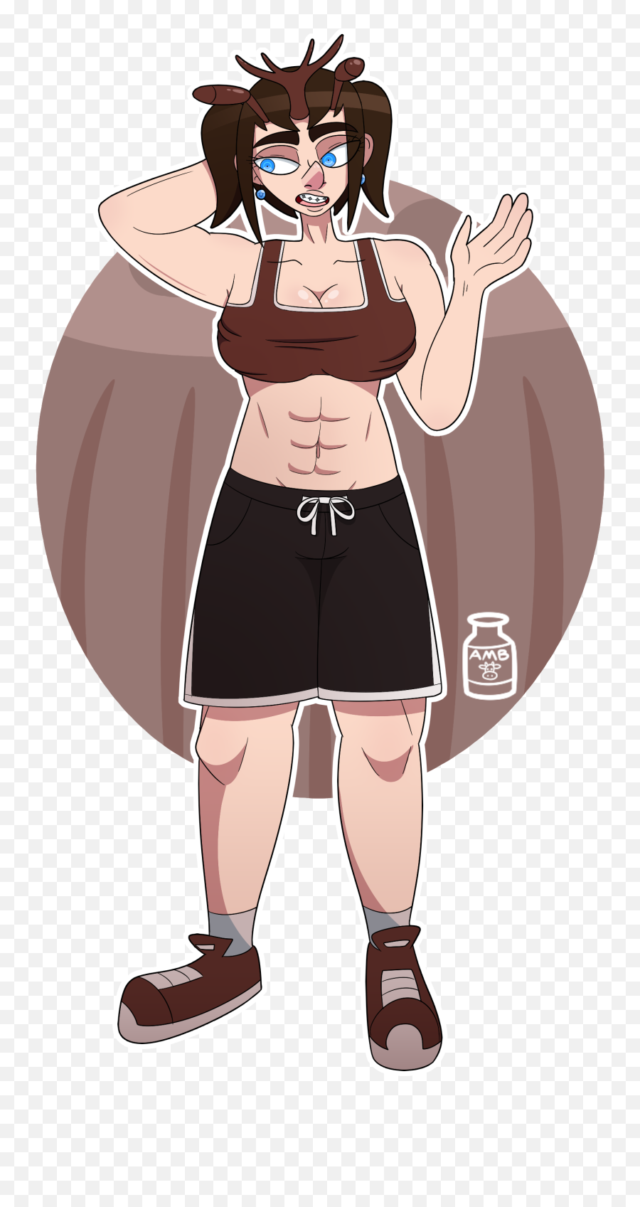 Beetle Girl By Anasmilkbar On Newgrounds - Supernatural Creature Emoji,Deadlift With Your Emotions