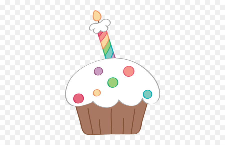 Birthday Clipart Cupcake Birthday Cupcake Transparent Free - Dibujo Cosas De Cumpleaños Emoji,Pintrerest Emoji Cupcakes