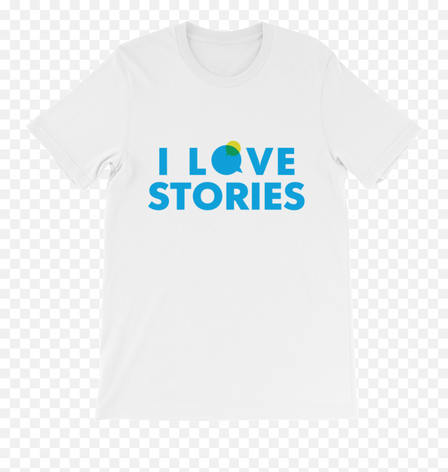 I Love Stories T - Shirt Blue Short Sleeve Emoji,Bbe Emoticon