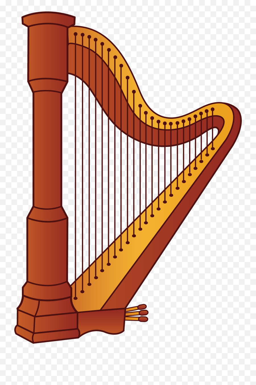 Harp Musical Instrument Emoji,Instrument Emoji