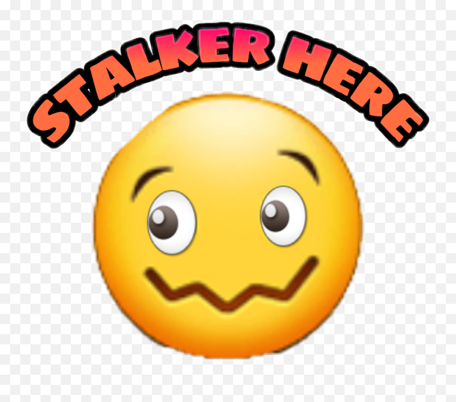 Stalker Creepy Weird Sticker - Happy Emoji,Stalker Emoji