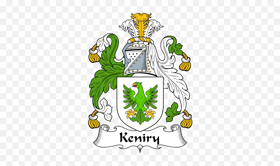 Irishgathering - The Keniry Clan Coat Of Arms Family Crest Mcgarry Family Crest Emoji,Roy Rogers And Dale Evans Emoticon