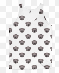Koala Emoji - Sleeveless,Emoji Robe