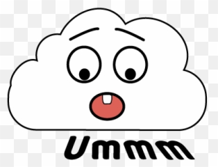 Oscum - Cute Clouds Dot Emoji,Emoticons Yikes!