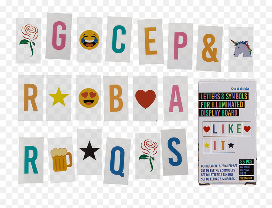 A5 Cinema Lightbox - Vertical Emoji,Letter A Emoji