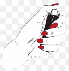 Weed - Girl Hand With Lighter Emoji,Emoticon Marihuano