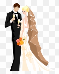 Wedding Invitation Wedding Cake Personal Wedding Website - Vintage Bride And Groom Png Emoji,Emojis Brides Maid