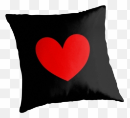 Cute Red Valentine Love Heart Modern - Saint Asonia Emoji,Blush Emoji Pillow