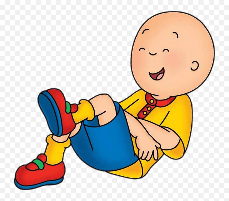 Caillou Laughing Out Loud - Kids Show Caillou Clipart Full Kiyu Tv Show Emoji,Laugh Out Loud Emojis