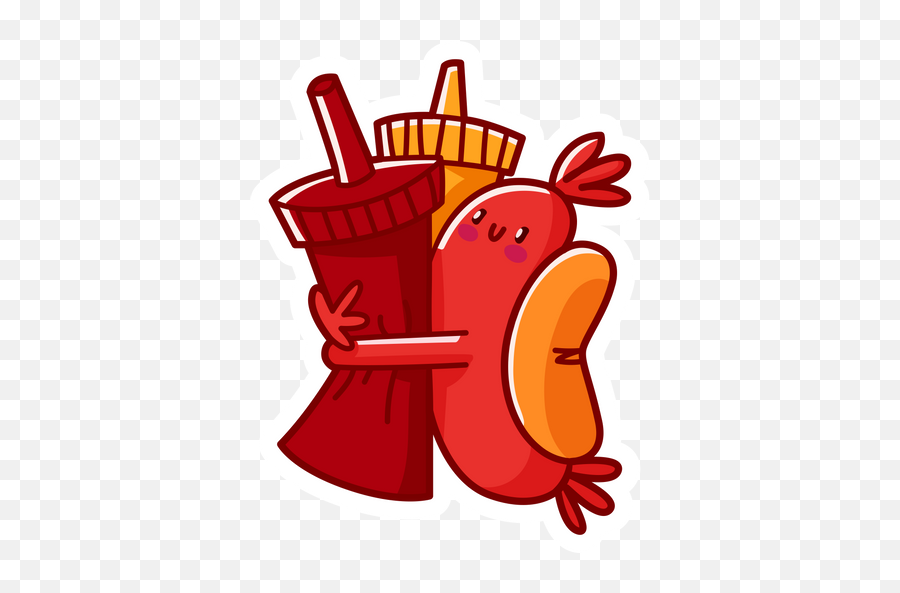 Ketchup And Mustard Sticker Emoji,Cginese Food Container Emoji