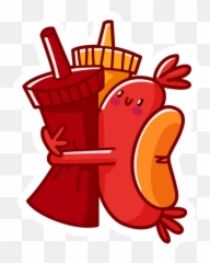 Ketchup And Mustard Sticker Emoji,Cginese Food Container Emoji