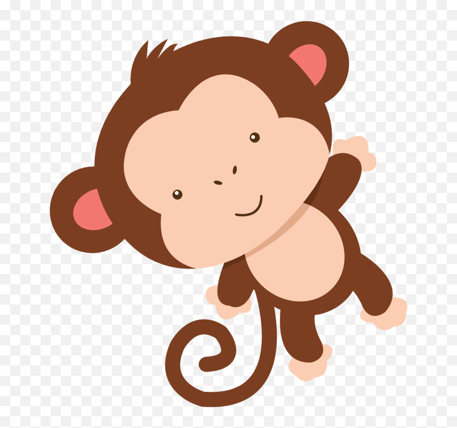Animais Safari Infantil Png - Monito Baby Shower Png Baby Monkey Clipart Emoji,Baby Emoji Pictionary