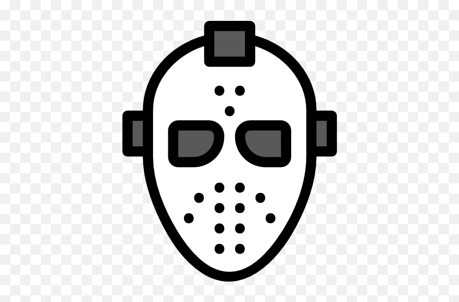 Hockey Mask - Free Halloween Icons Dot Emoji,Hockey Mask Emoticon