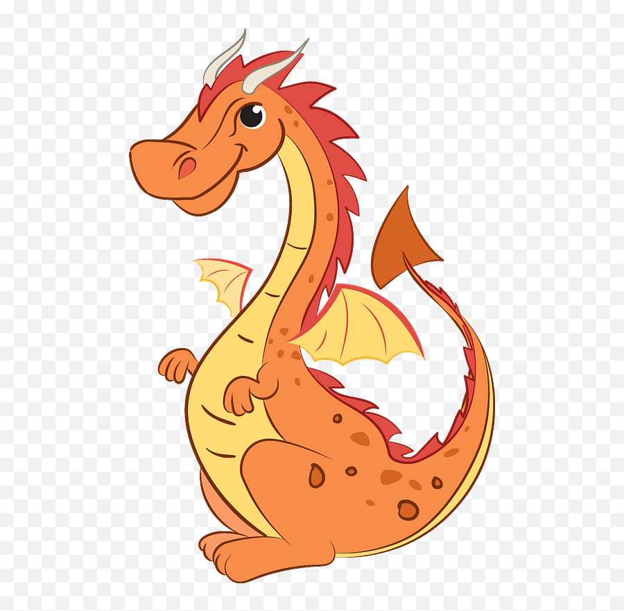 Dragon Clipart - Vector Silhouette Dragon Cute Emoji,Welsh Dragon Emoticon