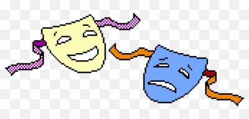 Download Hd Sock And Buskin Tragedy Comedy Theatre Mask Free Emoji,Mardi Gras Emoticons