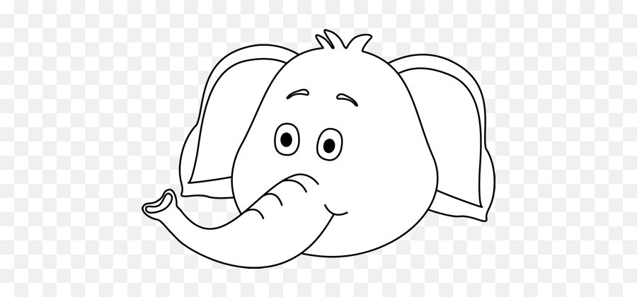 Elephant Face Clipart - Clipart Suggest Emoji,Elphant Emoticon