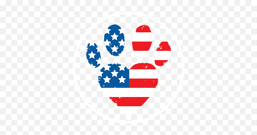 Usa American Flag Paw Patriotic Animals T - Shirt For Sale By Emoji,Steam Catpaw Emoticon