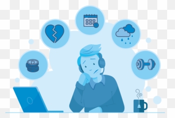 Beating The Winter Blues Employee Engagement Report Emoji,Emotions Of Blues