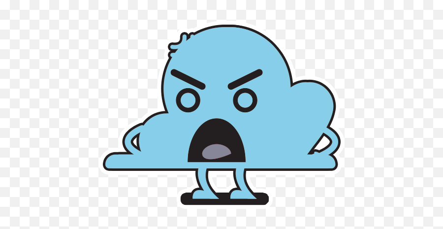 Cloud Emoji By Marcossoft - Sticker Maker For Whatsapp,Cloud Emoji
