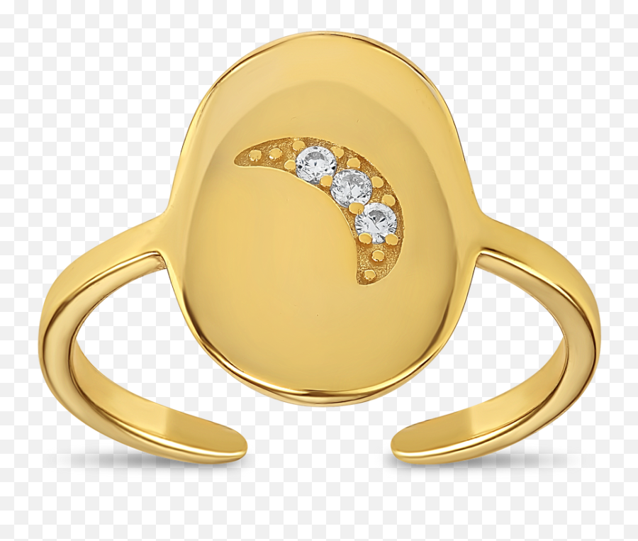 Madison Moon Ring Emoji,Emoticon Ring