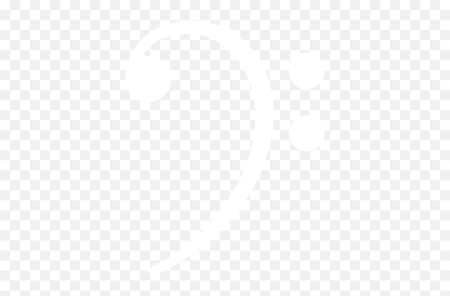White Bass Clef Icon - White Bass Clef Symbol Emoji,Xylophone Emoji