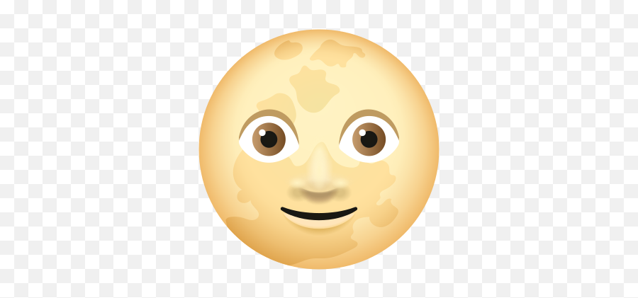 Full Moon Face Icon - Moon Face Png Emoji,Ios Moon Emoji